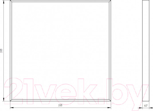 Изображение товара Панель светодиодная ЭРА SPO-910-1-65K-032 / Б0046470