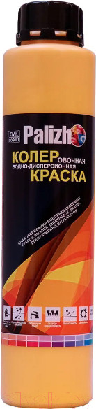 Изображение товара Колеровочная краска Palizh Интерьер (750мл, янтарный)