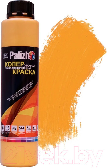 Изображение товара Колеровочная краска Palizh Интерьер (750мл, янтарный)