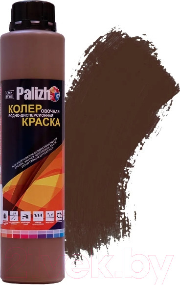 Изображение товара Колеровочная краска Palizh Интерьер/фасад (750мл, шоколадный)