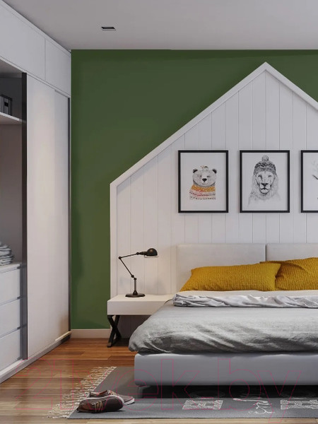 Изображение товара Колеровочная краска Palizh Интерьер/фасад (750мл, темно-зеленый)