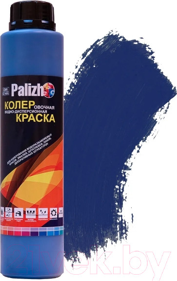 Изображение товара Колеровочная краска Palizh Интерьер/фасад (750мл, синий)