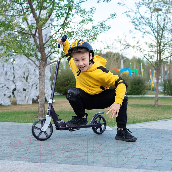 Изображение товара Самокат городской Graffiti 7350705 (черный)