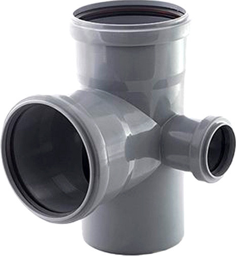 Изображение товара Крестовина внутренней канализации РосТурПласт 110/110/50х87 / 36541