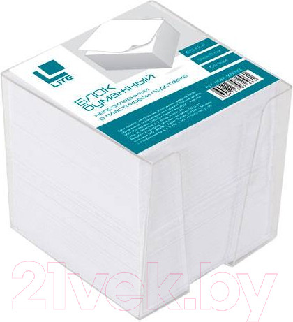 Изображение товара Блок для записей Lite Куб / NGB4-909090L