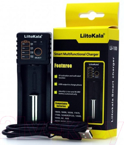 Изображение товара Зарядное устройство для аккумуляторов LiitoKala Lii-100