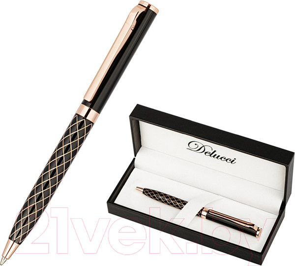 Изображение товара Ручка шариковая имиджевая Delucci Volta / CPs_11828 (синий)