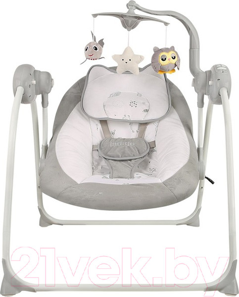Изображение товара Качели для новорожденных INDIGO Star (серый)