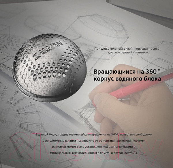 Изображение товара Кулер для процессора Zalman Alpha 28 (черный)