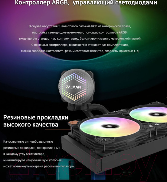 Изображение товара Кулер для процессора Zalman Alpha 28 (черный)