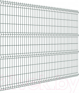 Изображение товара 3D панель заборная Белзабор Medium RAL 6005 GL 1530x2500мм