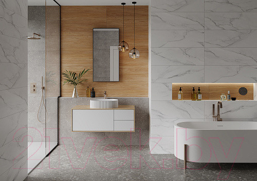 Изображение товара Плитка Gracia Ceramica Fjord Grey Wall 01 (300x900)
