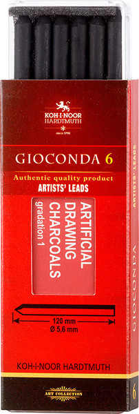 Изображение товара Набор угля для рисования Koh-i-Noor 8673/1 (6шт)