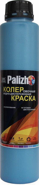 Изображение товара Колеровочная краска Palizh Интерьер/фасад (750мл, бирюза)