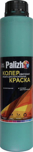 Изображение товара Колеровочная краска Palizh Интерьер/фасад (750мл, изумруд)