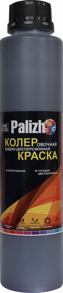 Изображение товара Колеровочная краска Palizh Интерьер/фасад (750мл, мокрый асфальт)