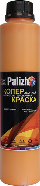 Изображение товара Колеровочная краска Palizh Интерьер (750мл, мандарин)