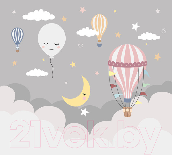 Изображение товара Фотообои листовые Vimala Шары в ночном небе (270x300)