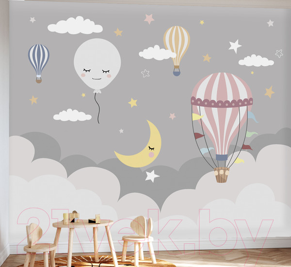 Изображение товара Фотообои листовые Vimala Шары в ночном небе (270x300)