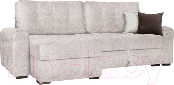 Изображение товара Диван угловой Асмана Камертон-2 правый 1.3x0.8 (саванна крем)