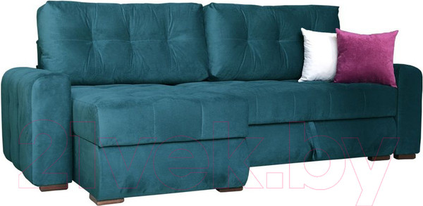 Изображение товара Диван угловой Асмана Камертон-2 правый 1.3x0.8 (киви 75)