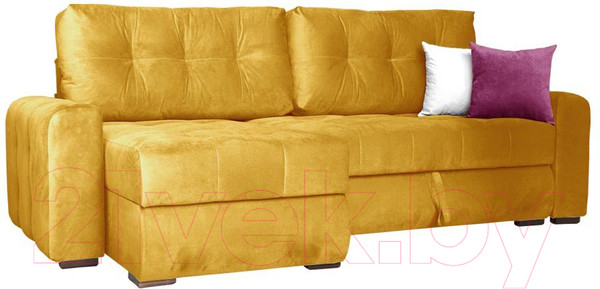 Изображение товара Диван угловой Асмана Камертон-2 правый 1.3x0.8 (киви 83)