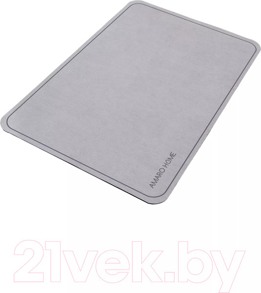 Изображение товара Коврик для ванной Amaro Home С абсорбирующим эффектом / AH-AFM-S/GR (серый)