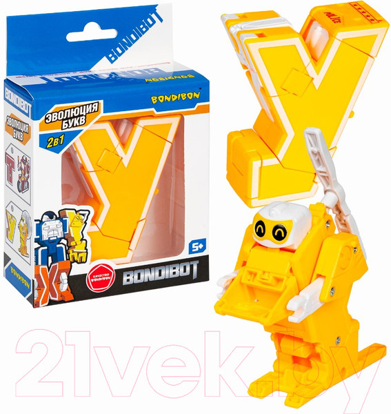 Изображение товара Робот-трансформер Bondibon Буква У / ВВ5500