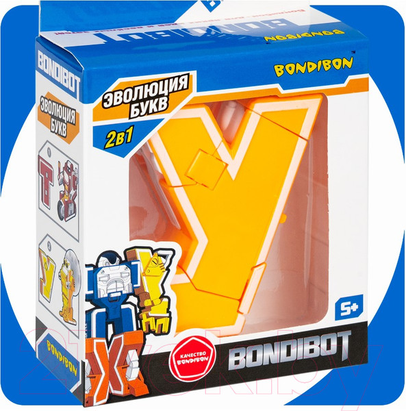 Изображение товара Робот-трансформер Bondibon Буква У / ВВ5500