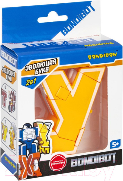 Изображение товара Робот-трансформер Bondibon Буква У / ВВ5500