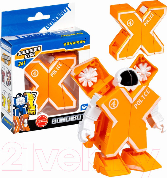 Изображение товара Робот-трансформер Bondibon Буква Х / ВВ5502