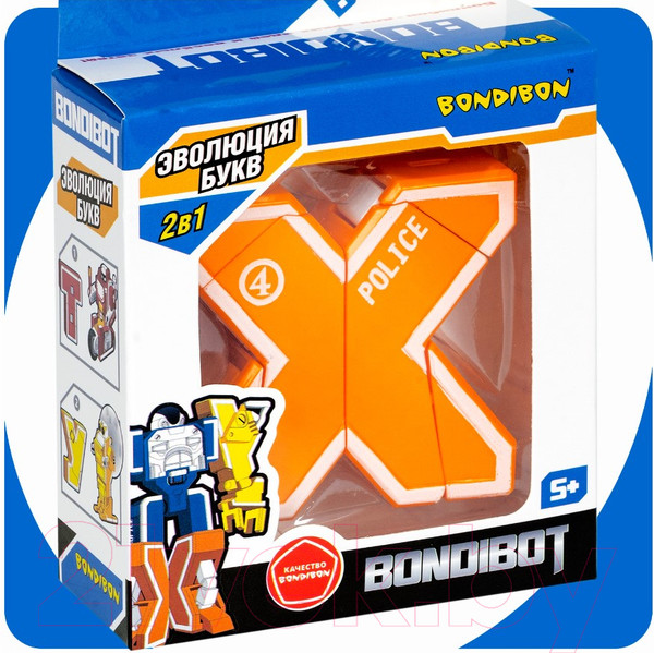 Изображение товара Робот-трансформер Bondibon Буква Х / ВВ5502