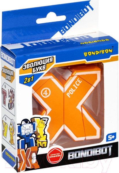 Изображение товара Робот-трансформер Bondibon Буква Х / ВВ5502