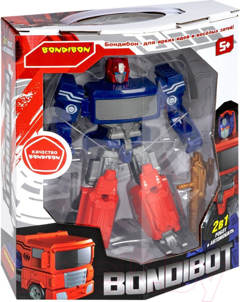 Изображение товара Робот-трансформер Bondibon Грузовой тягач / ВВ5603