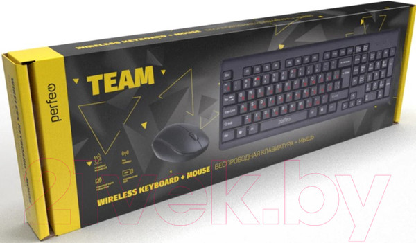 Изображение товара Комплект клавиатура и мышь Perfeo Team / PF_A4785