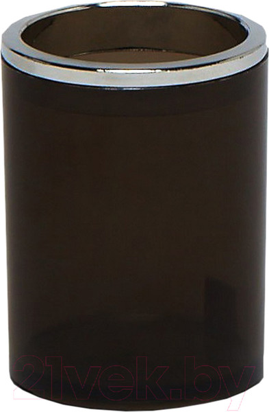 Изображение товара Стакан для зубной щетки и пасты Primanova Lenox M-E33-25 (прозрачный/дымчатый)