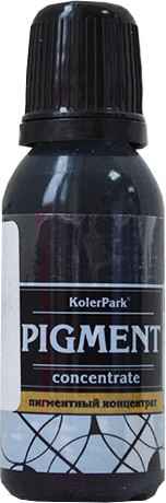 Изображение товара Колеровочный пигмент KolerPark Универсальный концентрат (20мл, черный)