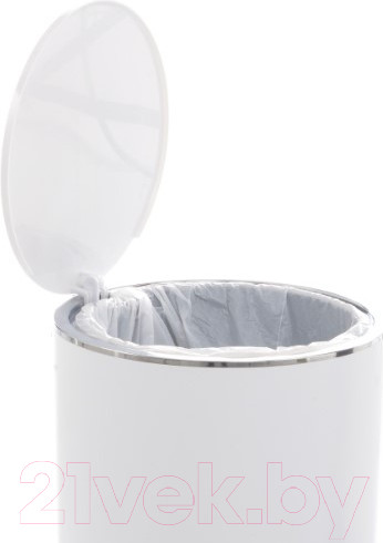 Изображение товара Мусорное ведро Primanova Lenox M-E66-01 (белый)