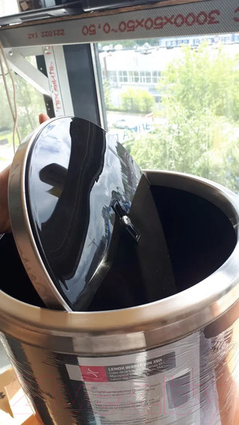 Изображение товара Мусорное ведро Primanova Lenox M-E48-06 (черный)