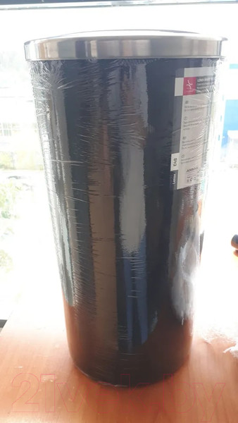 Изображение товара Мусорное ведро Primanova Lenox M-E48-06 (черный)