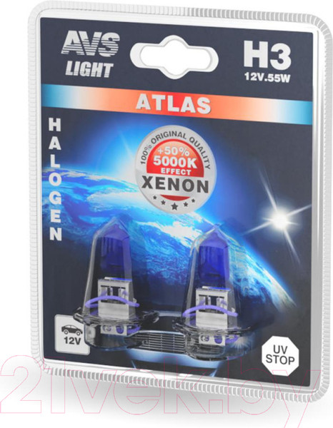 Изображение товара Комплект автомобильных ламп AVS Atlas / A78568S (2шт)