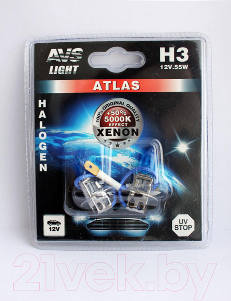 Изображение товара Комплект автомобильных ламп AVS Atlas / A78568S (2шт)