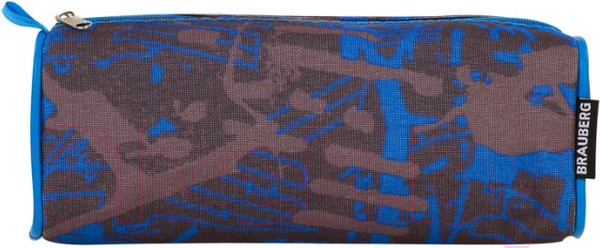 Изображение товара Косметичка Brauberg Элемент / 223905 (серый/голубой)