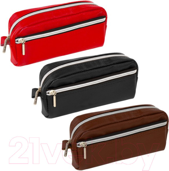 Изображение товара Пенал Brauberg Идеал / 224035 (коричневый/красный/черный)