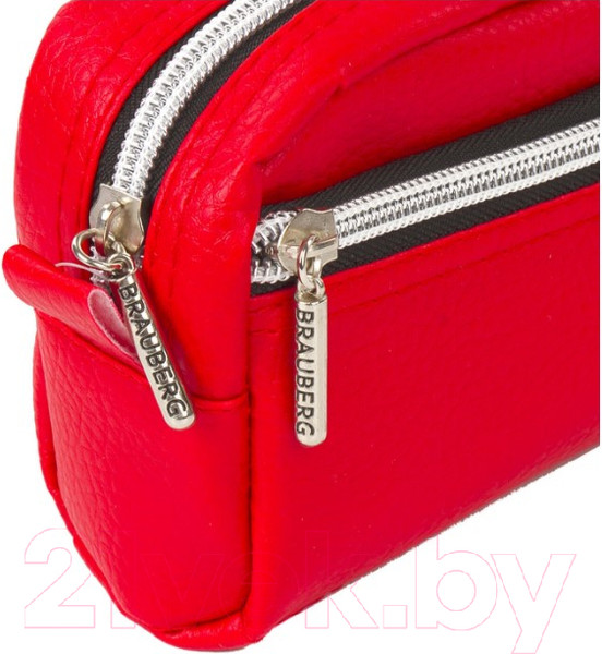 Изображение товара Пенал Brauberg Идеал / 224035 (коричневый/красный/черный)