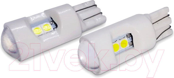 Изображение товара Комплект автомобильных ламп AVS T145 T10 / A40834S (2шт, белый)