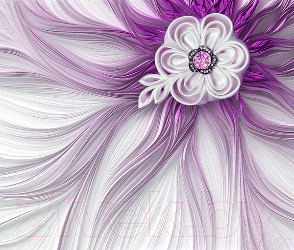 Изображение товара Фотообои листовые Vimala 3D Сиреневые лепестки (270x300)