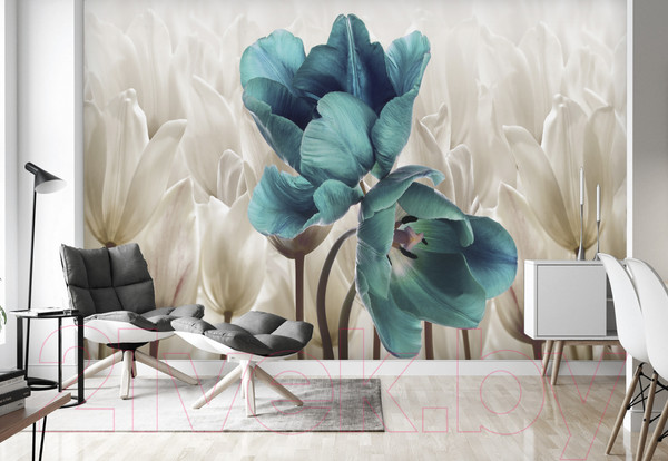 Изображение товара Фотообои листовые Vimala 3D Тюльпаны (270x400)
