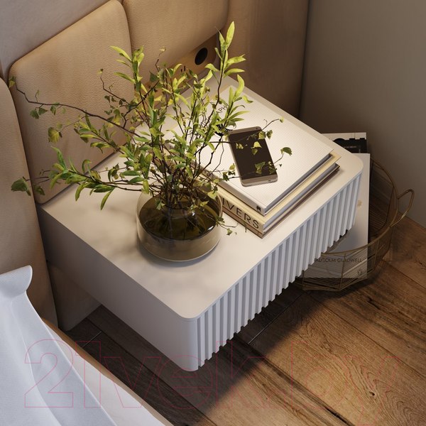 Изображение товара Прикроватная тумба Shtabe Gross 6000 (RAL 9003-RAL 9003)