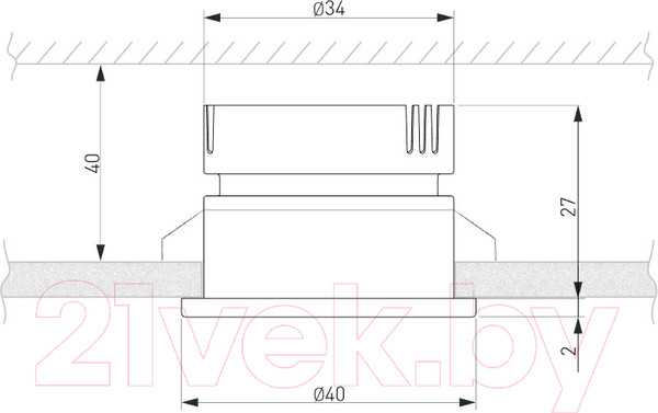 Изображение товара Точечный светильник Elektrostandard 3W 4200K BK 25025/LED (черный)